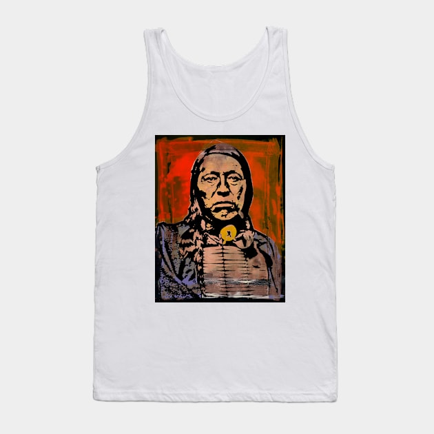 Chief Flying Hawk-The Sioux Tank Top by truthtopower